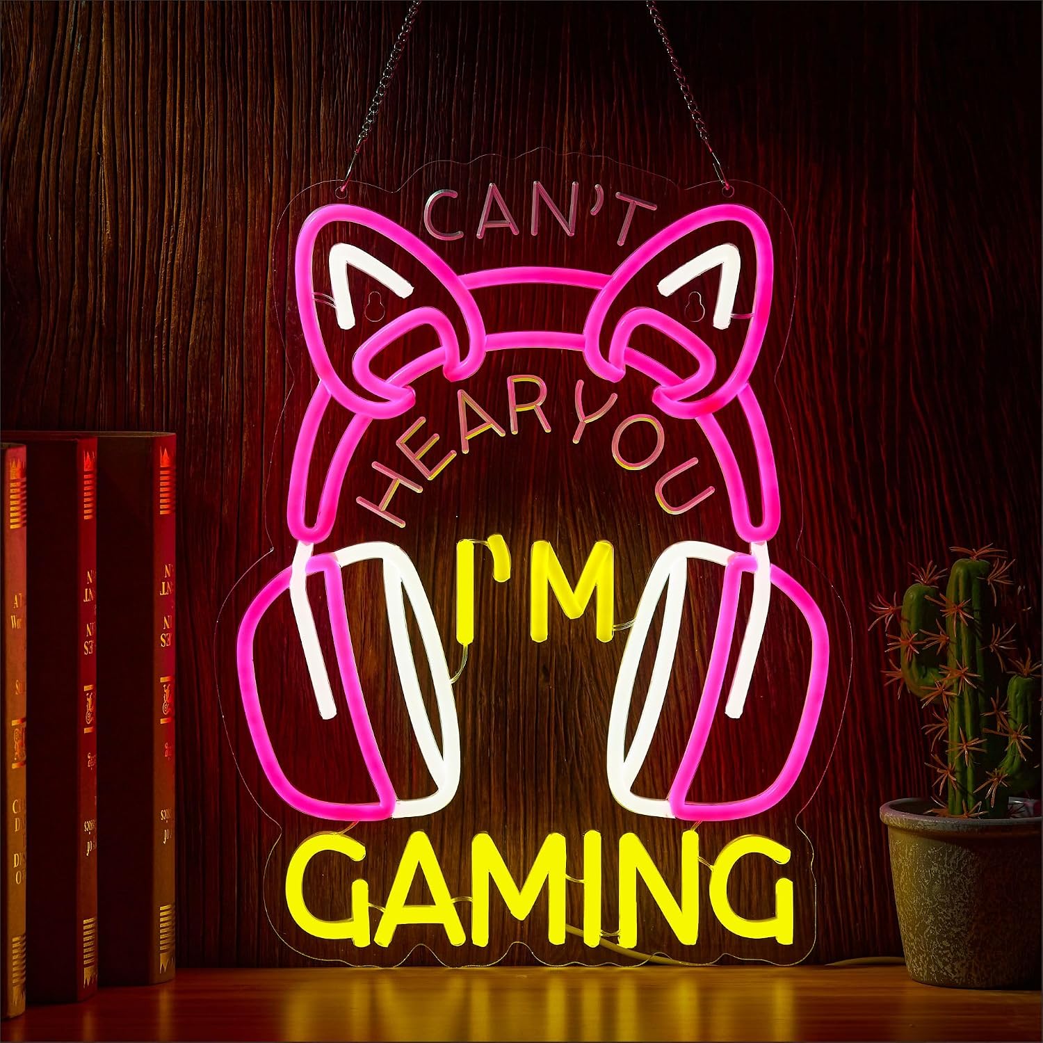 Can't Hear You I'm Gaming Neon - Esports Gaming Cafe review and price