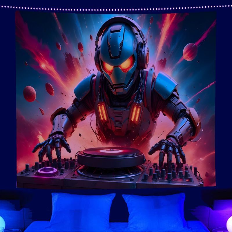VIKAMA Psychedelic DJ Robot Ta - Esports Gaming Bar review and price