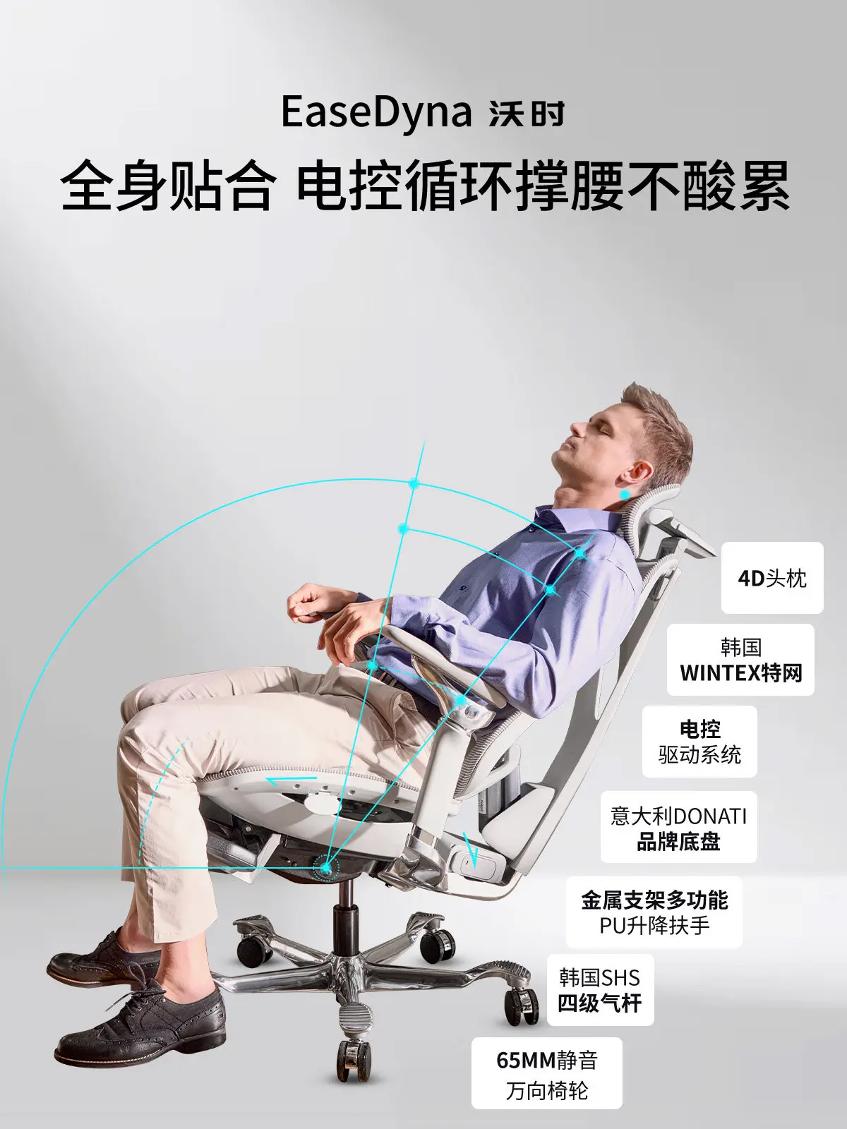 Ergonomic Office Chair with El - Esports Gaming Furniture review and price