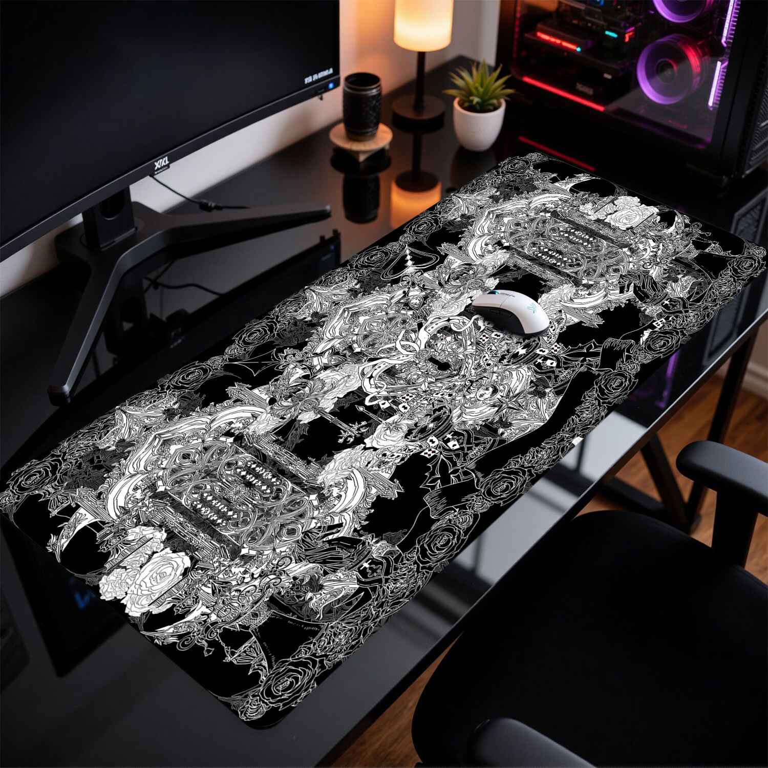 Divine Realm Gothic Building M - Esports Gaming Mousepad review and price