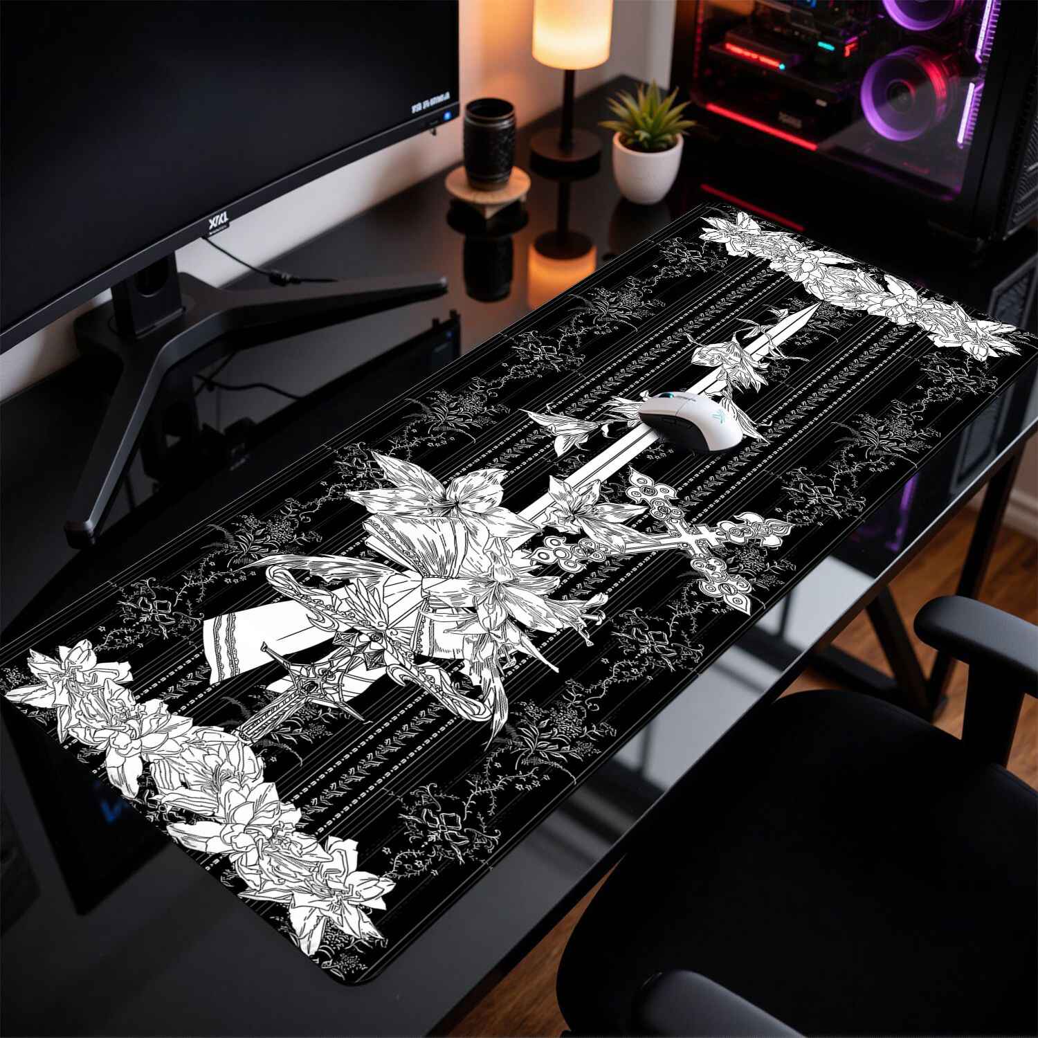 Divine Realm Gothic Building M - Esports Gaming Mousepad review and price