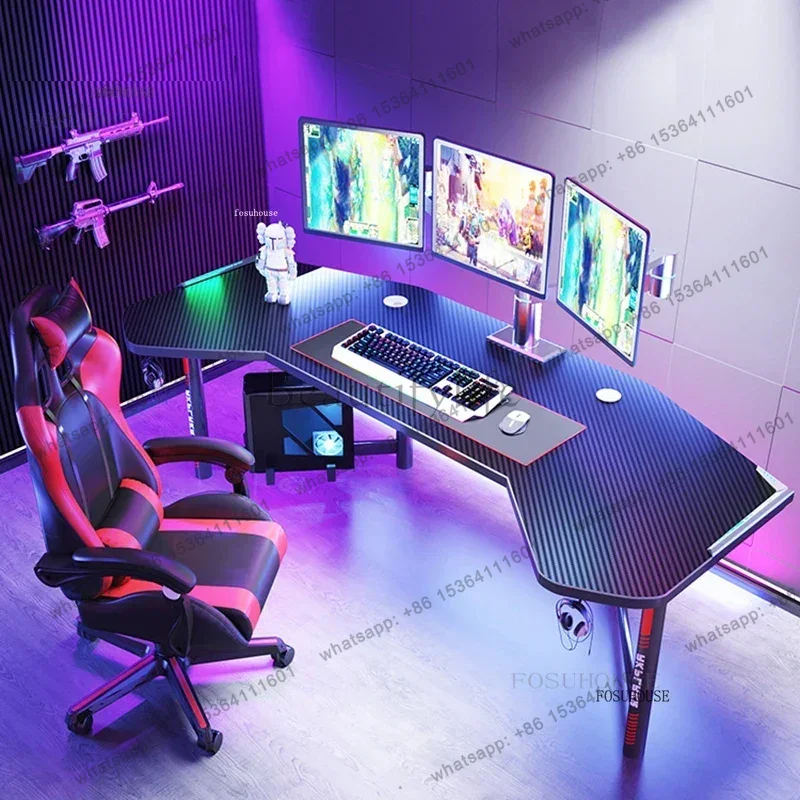 White Computer Desk Office Fur - Esports Gaming Furniture review and price