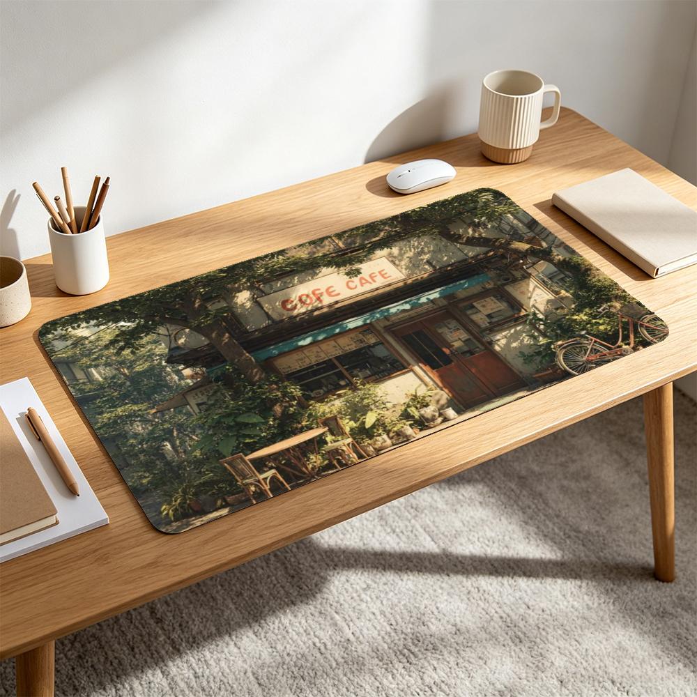 Vintage Cozy Cafe Large Desk M - Esports Gaming Cafe review and price