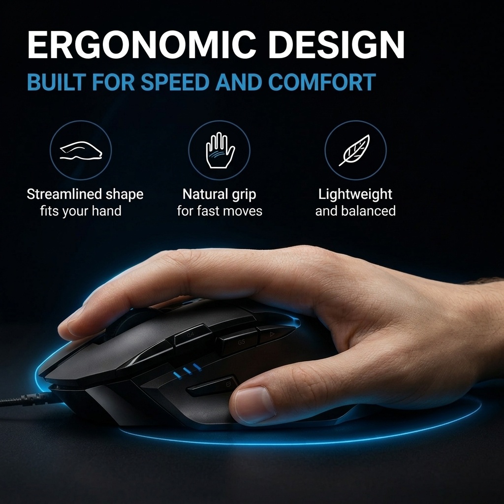 Logitech G402 USB Wired E‑Spor - Esports Gaming Mouse Weight Adjustable review and price