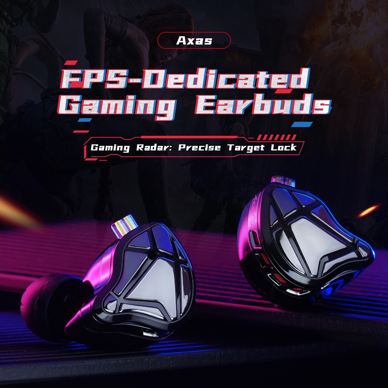  KZ Axas FPS Gaming IEM Headp - Esports Gaming Bar review and price